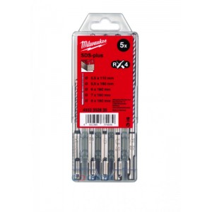 Набор сверл SDS plus 5 штук MILWAUKEE 4932352835
