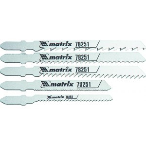 Пилки для лобзика по дереву 5 шт T-SET4 Matrix 78251