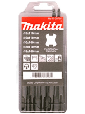 Набор буров SDS plus 5 штук MAKITA D-00795