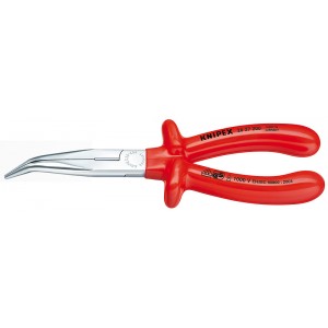 Длинногубцы 200 мм диэлектрические изогнутые KNIPEX KN-2627200
