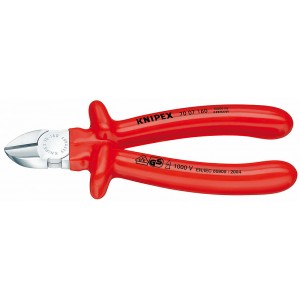 Кусачки боковые диэлектрические 160 мм прямые KNIPEX KN-7007160
