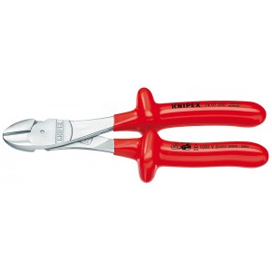 Кусачки боковые диэлектрические 200 мм силовые KNIPEX KN-7407200