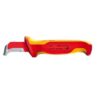 Нож для удаления оболочек кабелей диэлектрический 38 мм KNIPEX KN-9855