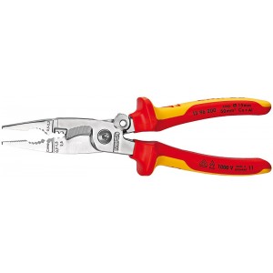 Плоскогубцы диэлектрические 200 мм прямые универсальные KNIPEX KN-1396200