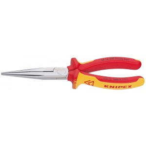 Длинногубцы диэлектрические 200 мм прямые с резцом KNIPEX KN-2616200
