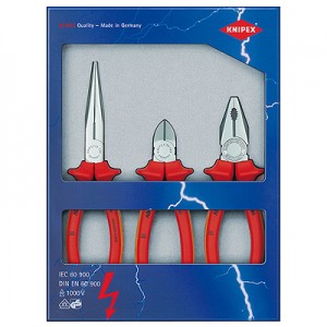 Набор диэлектрических инструментов 3 предмета KNIPEX KN-002012