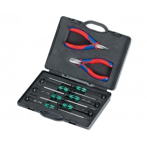 Набор инструментов для электроники 8 предметов KNIPEX KN-002018
