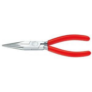Длинногубцы 125 мм прямые с резцом KNIPEX KN-2503125