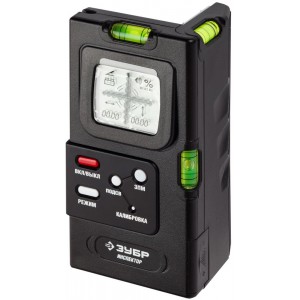 Уровень-угломер электронный двухплоскостной точность 0.05 Град Зубр 34747