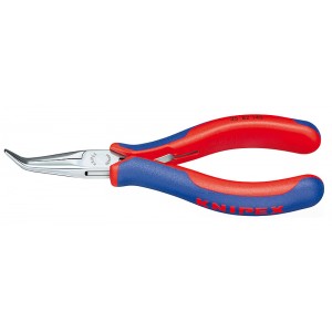 Плоскогубцы для электроники 145 мм изогнутые KNIPEX KN-3582145