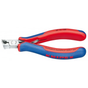 Бокорезы для электроники угловые 120 мм изогнутые KNIPEX KN-6212120