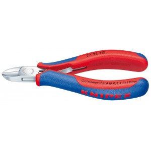 Бокорезы для электроники 115 мм прямые KNIPEX KN-7722115