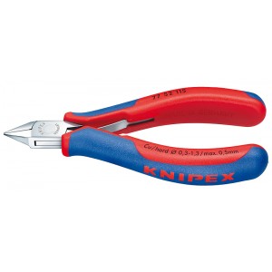 Бокорезы для электроники 115 мм прямые KNIPEX KN-7752115