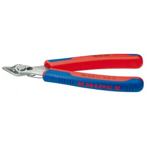 Бокорезы для электроники прецизионные 125 мм прямые KNIPEX KN-7803125