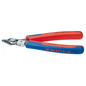 Бокорезы для электроники прецизионные 125 мм прямые KNIPEX KN-7871125
