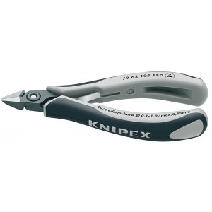 Бокорезы для электроники прецизионные 125 мм прямые KNIPEX KN-7962125