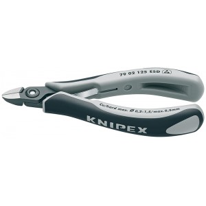 Бокорезы для электроники прецизионные 125 мм прямые KNIPEX KN-7902125ESD