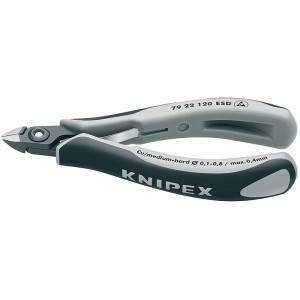 Бокорезы для электроники прецизионные 125 мм прямые KNIPEX KN-7922125ESD