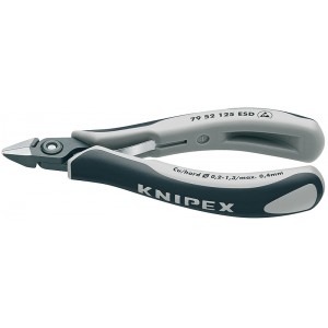 Бокорезы для электроники прецизионные 125 мм прямые KNIPEX KN-7952125ESD
