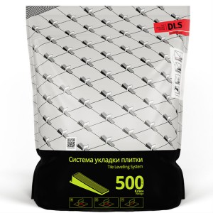 Клинья 500 шт пакет DLS 1 DLS0500