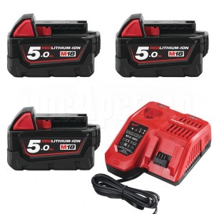 Энергокомплект M18 NRG-503 + M12 2 Ач FREE Milwaukee 4933451423