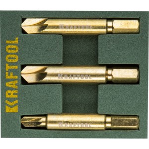 Набор экстракторов для выкручивания крепежа 3 предм Kraftool 26770-H3