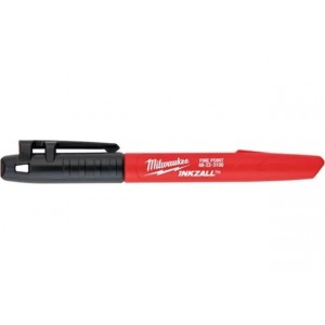 Маркер INKZALL по металлу красный Milwaukee 48223170