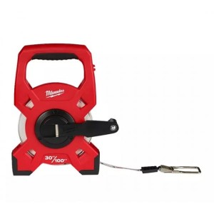 Рулетка геодезическая 30 м/100ft из стекловолокна Milwaukee 48225330