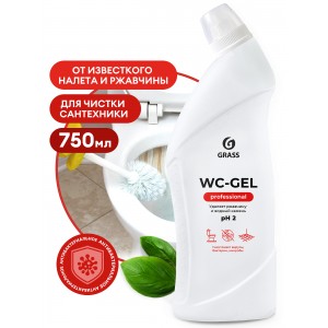 Средство для чистки сантехники WC-gel Professional 750 мл GRASS 125535