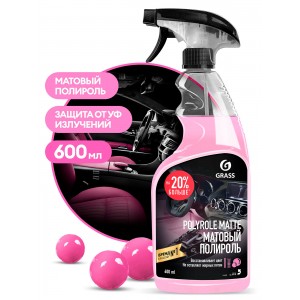 Полироль-очиститель пластика Polyrol Matte bubble матовый 600 мл триггер GRASS 110428