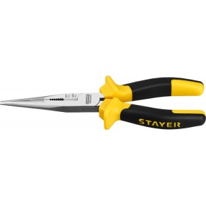 Тонкогубцы 200  мм изогнутые Stayer 2203-3-20