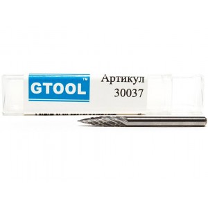 Борфреза G3х13х3х50 мм парабола для гравера GTOOL 30037