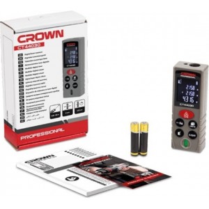 Дальномер лазерный 80 м коробка CROWN CT44030