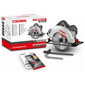 Пила дисковая 1500 Вт 190 мм CROWN CT15188-190