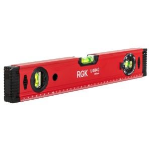 Уровень пузырьковый 400 мм 3 глазка RGK U4040 4610011873683