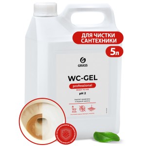 Средство для чистки сантехники WC-GEL 5.3 л GRASS 125203