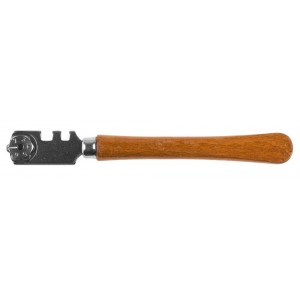 Стеклорез 6-роликовый с деревянной ручкой Kraftool 3367_z01