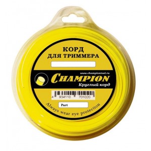 Леска для триммера 3 мм х 164 м круг Champion C5020