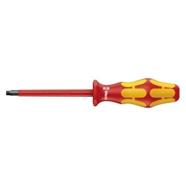Отвертка крестовая диэлектрическая PH1 х 80 мм WERA WE-006152