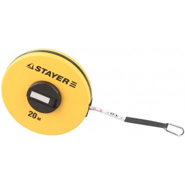 Мерная лента "STANDARD" фиберглассовая двусторонняя, 20м Stayer 34153-20
