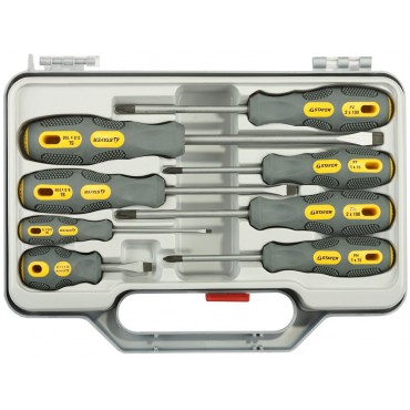 Набор Отвертки "MAX-GRIP", Cr-V, намагнич, 8 предметов Stayer 2584-H8 G