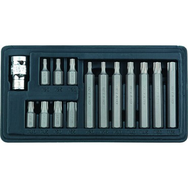 Набор бит 15 предметов TORX T20-55  бокс STELS 11315