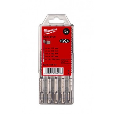 Набор сверл SDS plus 5 штук MILWAUKEE 4932352833