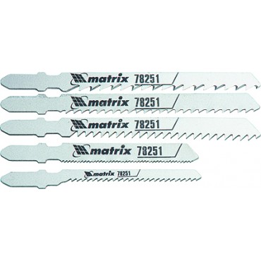 Пилки для лобзика по дереву 5 шт T-SET4 Matrix 78251