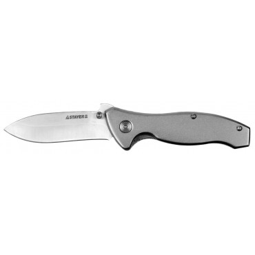 Нож "PROFI" складной, с металлической рукояткой, средний Stayer 47621-1
