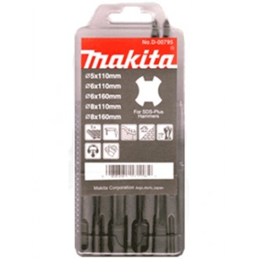 Набор буров SDS plus 5 штук MAKITA D-00795