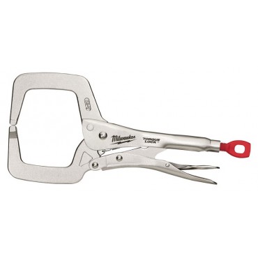 Зажим ручной 280 мм + Locking c-clamp точечный Milwaukee 48223531