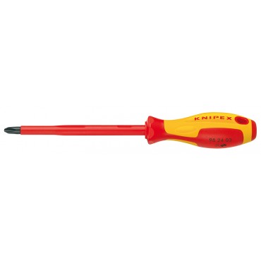 Отвертка крестовая диэлектрическая PH0 х 60 мм KNIPEX KN-982400