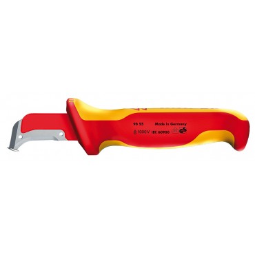 Нож для удаления оболочек кабелей диэлектрический 38 мм KNIPEX KN-9855