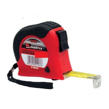 Рулетка 10 м х 25 мм Double fixation MATRIX 31061